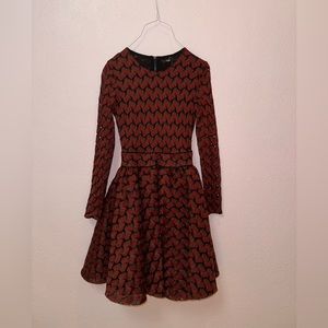 Maje Long Sleeve dress with pockets
